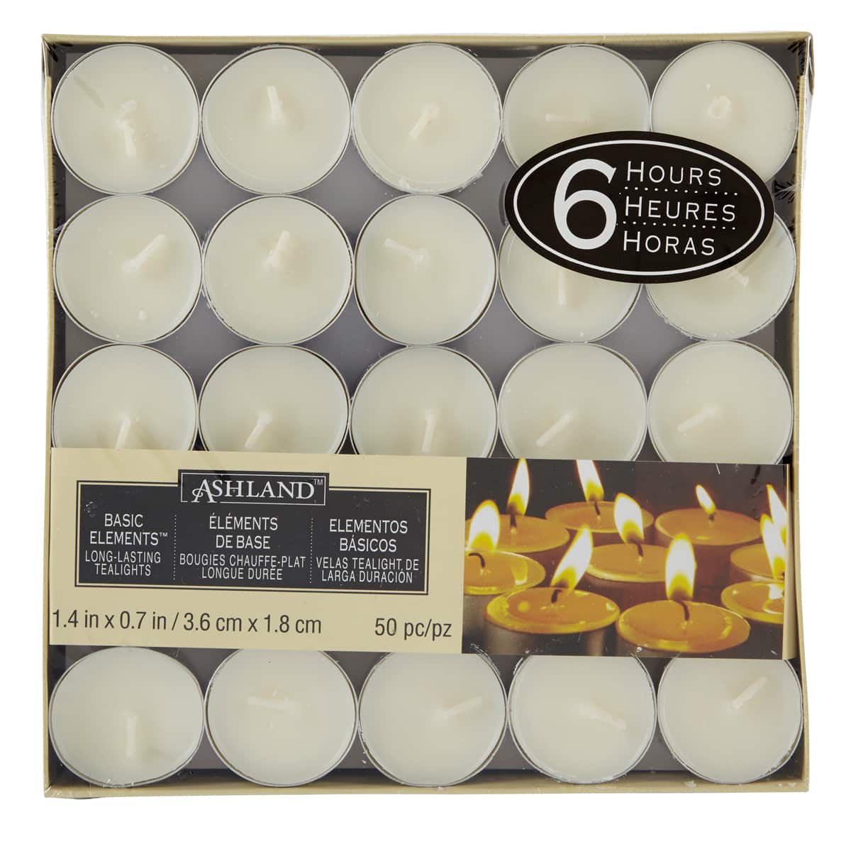 Ivory Tealight Candles, 50ct. by Ashland&#xAE;