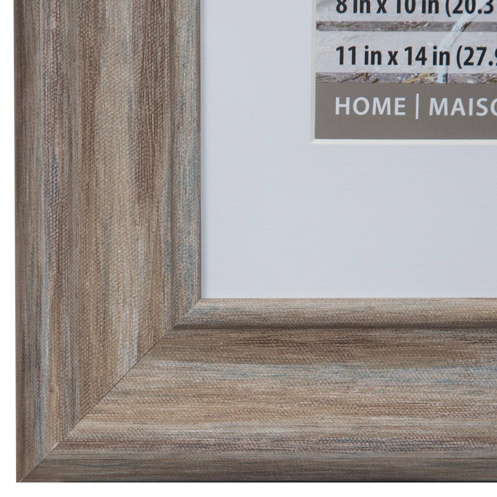 Shop for the Rustic Brown Frame 11" x 14" With 8" x 10" Mat, Home