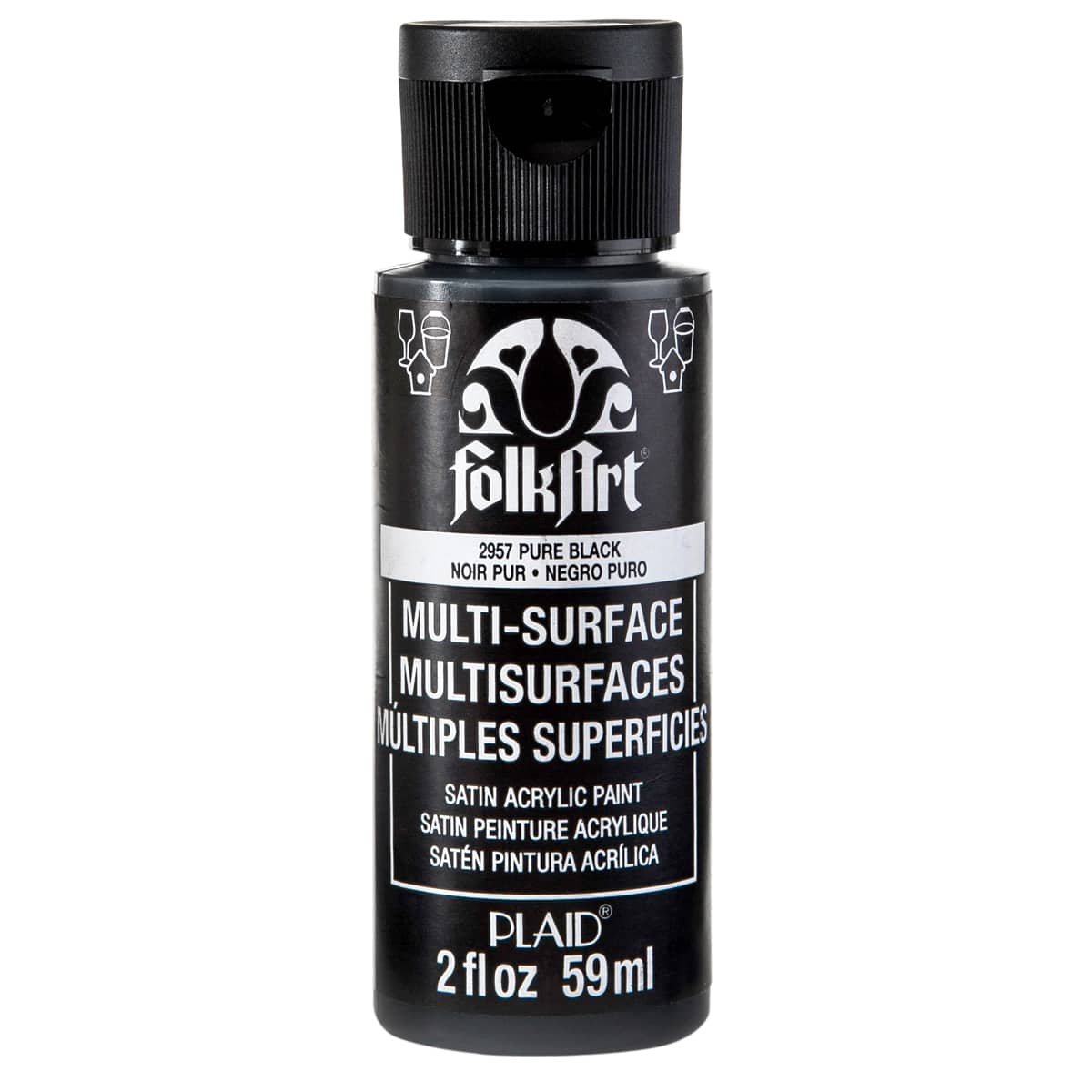 FolkArt® Multi-Surface Satin Acrylic Paint, 2oz., Michaels