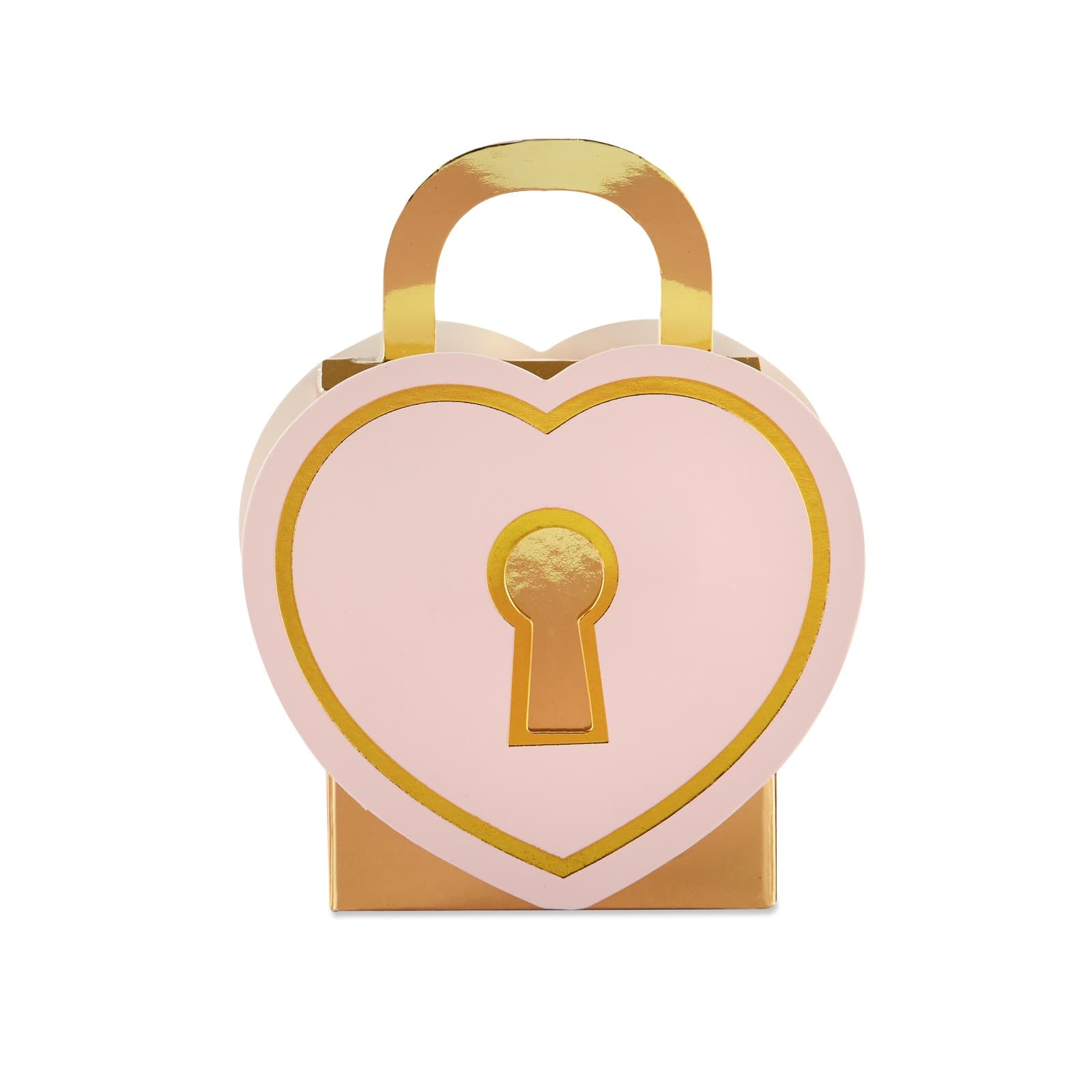 Kate Aspen® Pink Love Lock Favor Box, 24 Count