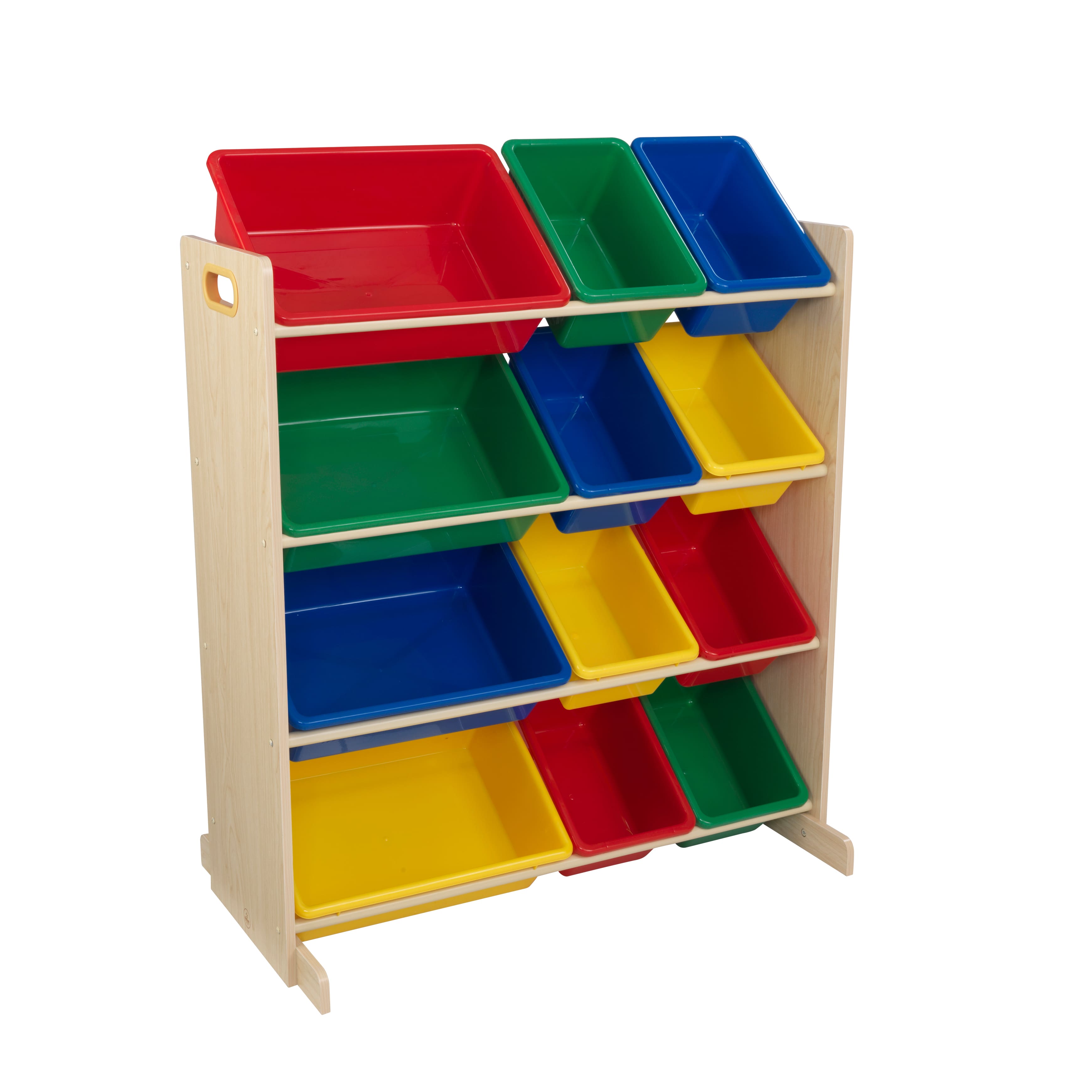 KidKraft Sort It & Store It Unit, Natural with Primary Bins