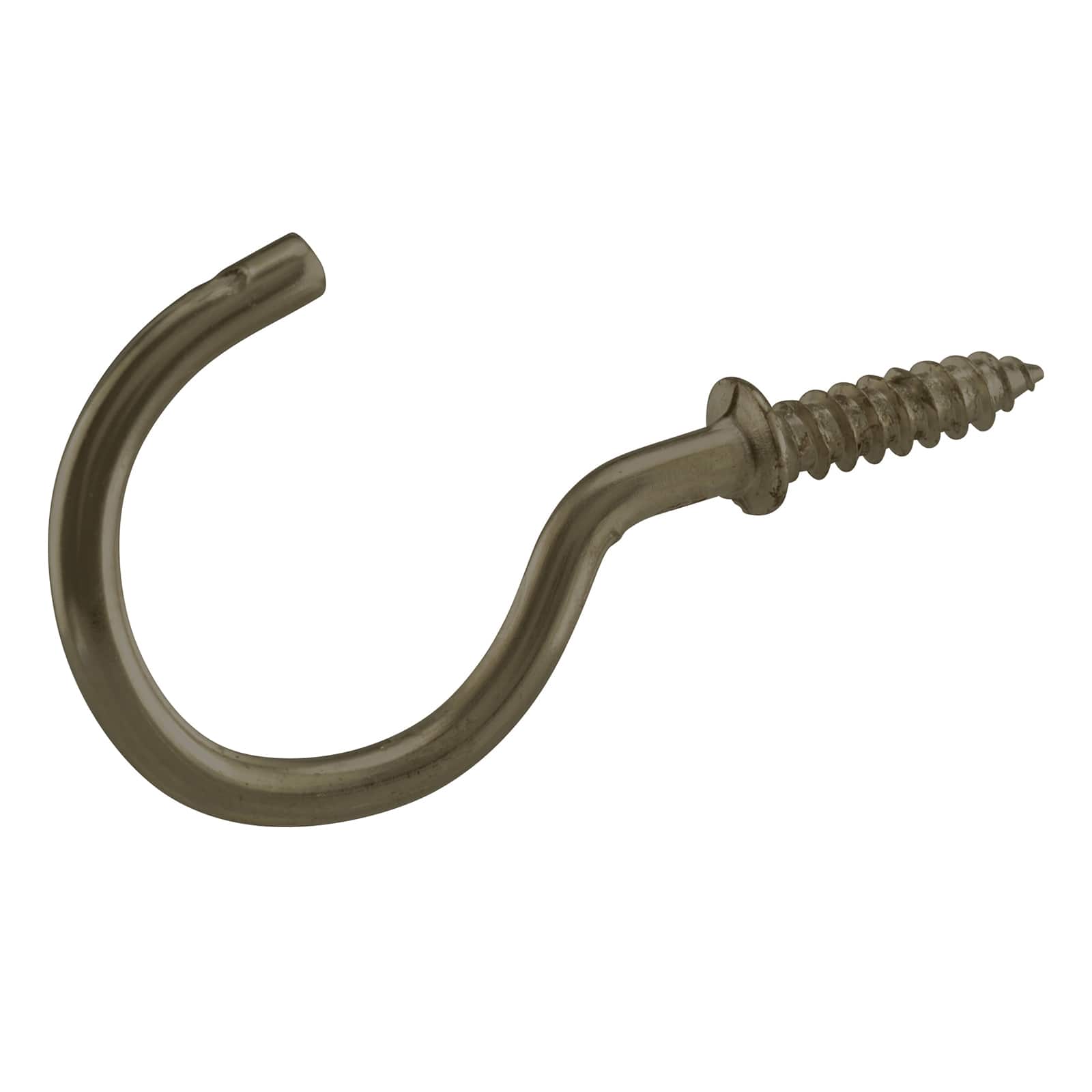 Cup Hooks 1 Brass Plated (Per 100)