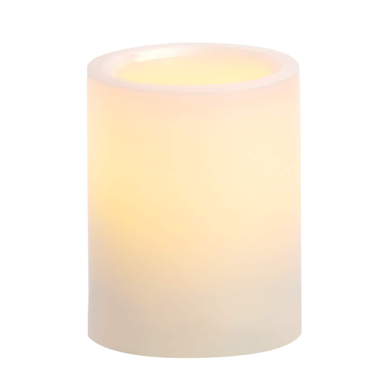 White 3&#x22; x 4&#x22; LED Pillar Candle By Ashland&#xAE;