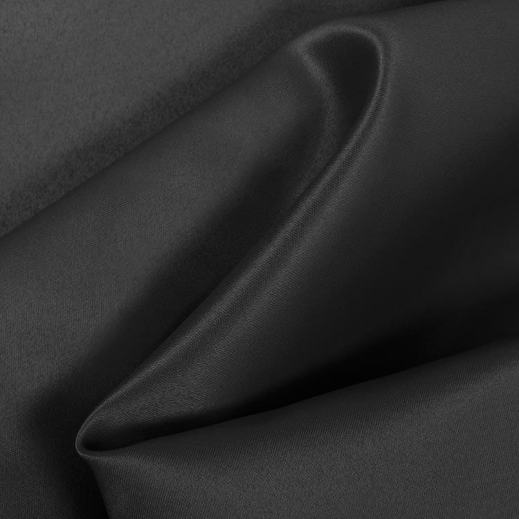 Silver Matte Satin (Peau de Soie) Fabric