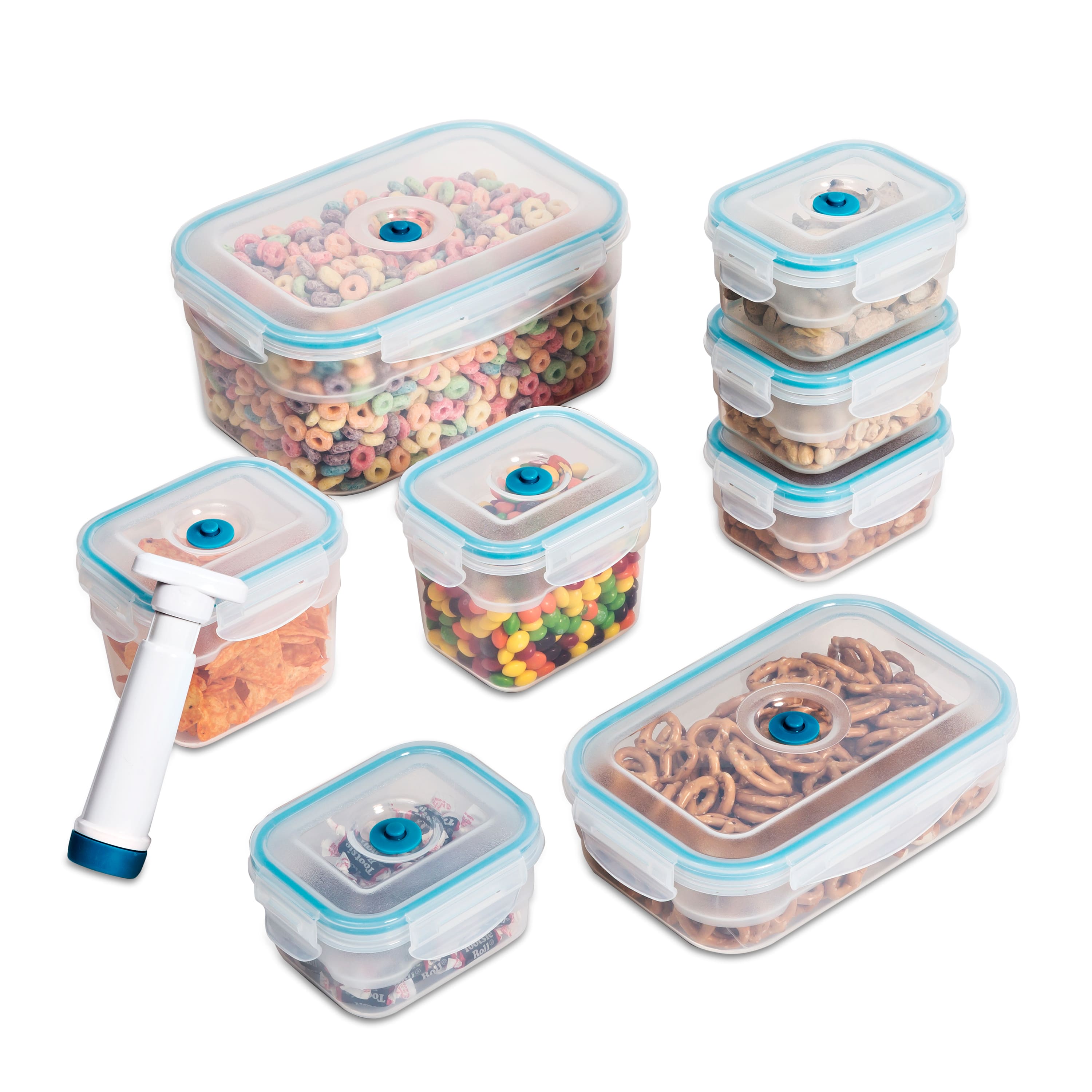 Honey Can Do Clear Vac 'n Save™ Food Storage Set, 17 Pieces