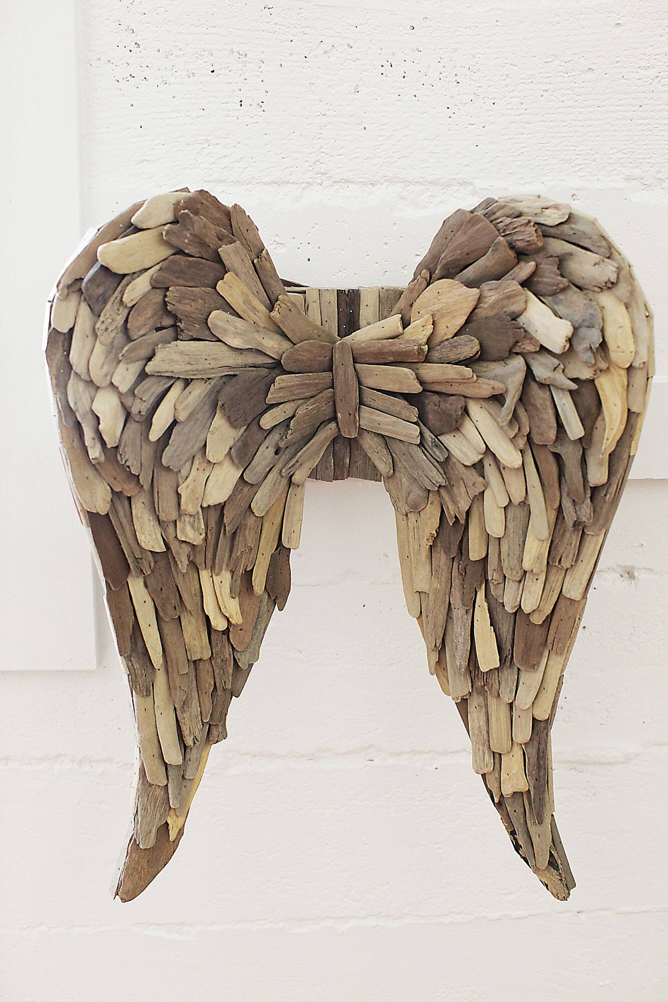Hello Honey&#xAE; Driftwood Angel Wings Wall D&#xE9;cor
