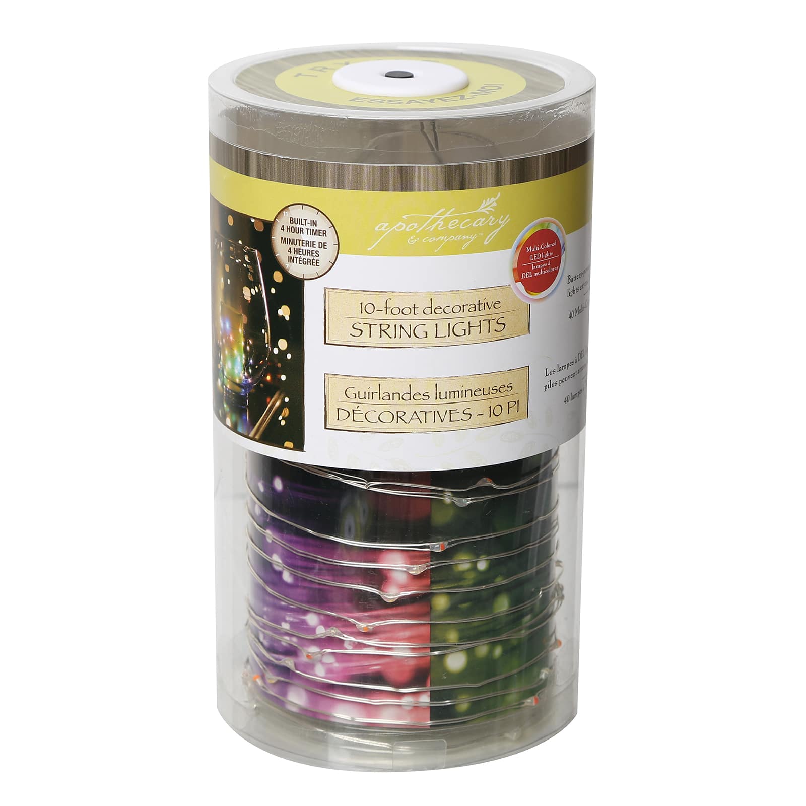 12 Pack: Apothecary & Company™ 10ft. Multicolor Decorative Micro LED String Lights