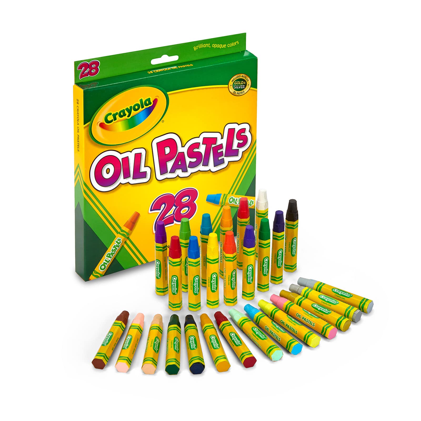 12 Packs: 28 ct. (336 total) Crayola&#xAE; Colored Oil Pastels Set