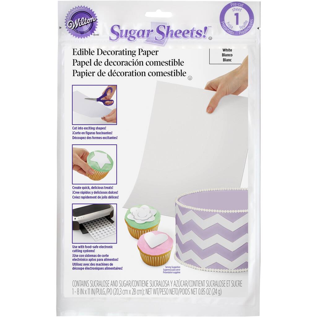 Buy The Wilton Edible Sugar Sheet White At Michaels Buy The Wilton Edible Sugar Sheet White At Michaels