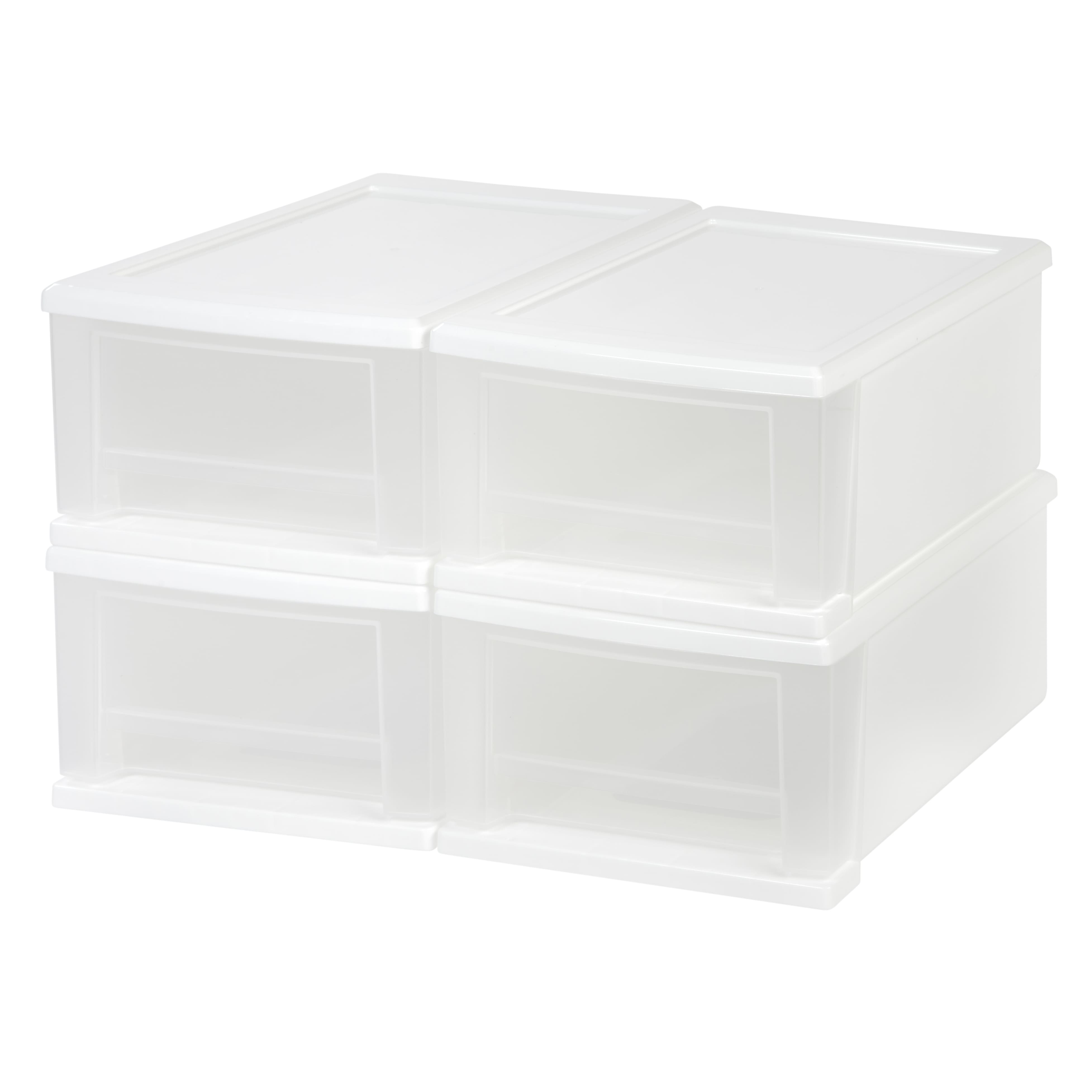 Iris&#xAE; Small Stacking Drawer, 4 Pack