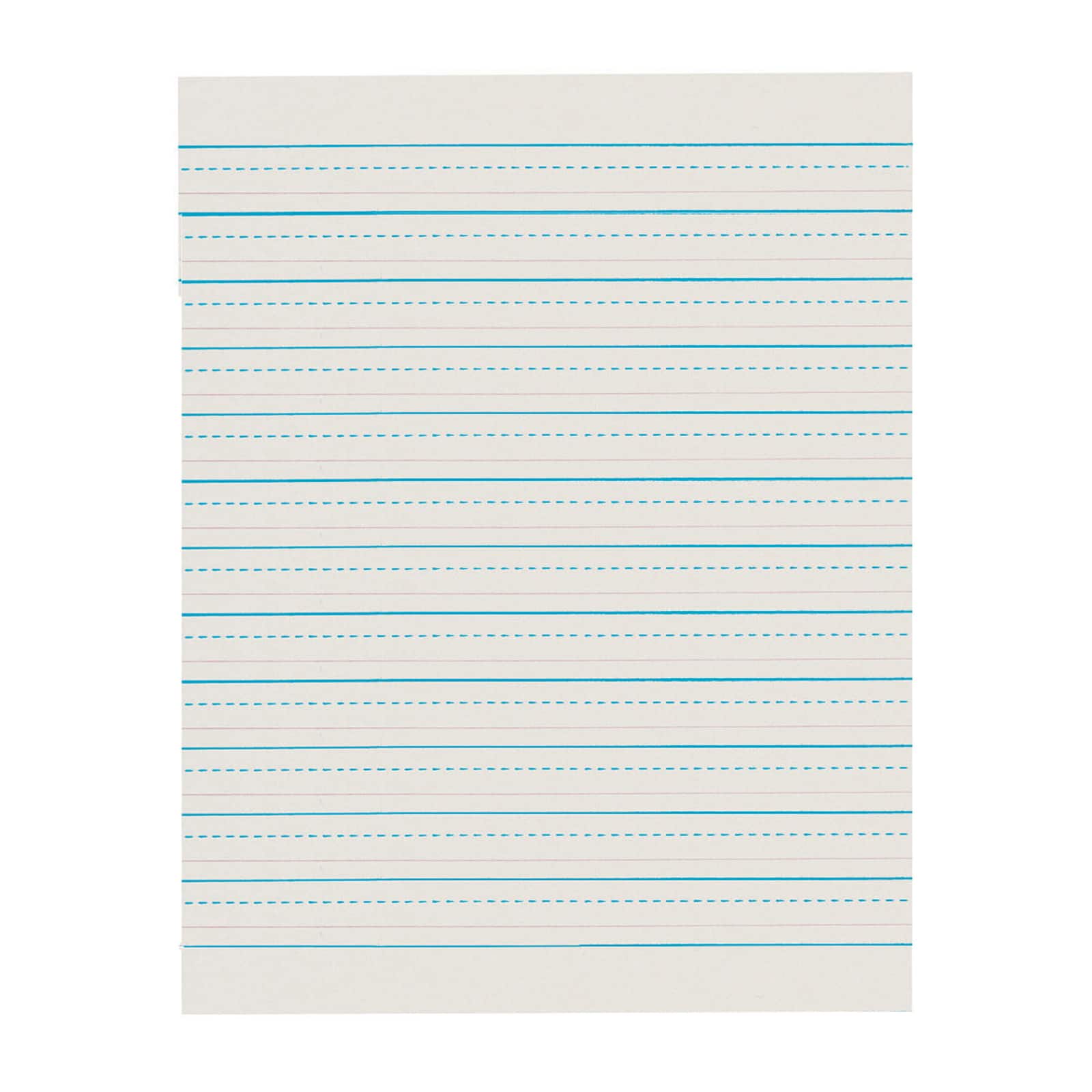 D'Nealian™ Ruled Handwriting Newsprint Paper, 5 Packs of 500
