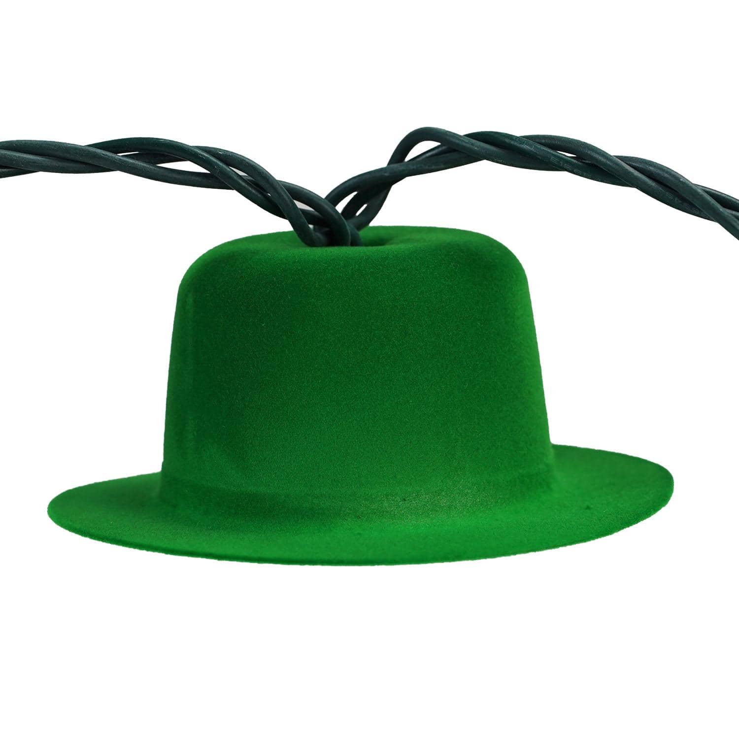 7.5ft. Green Derby Hat St. Patrick's Day String Lights