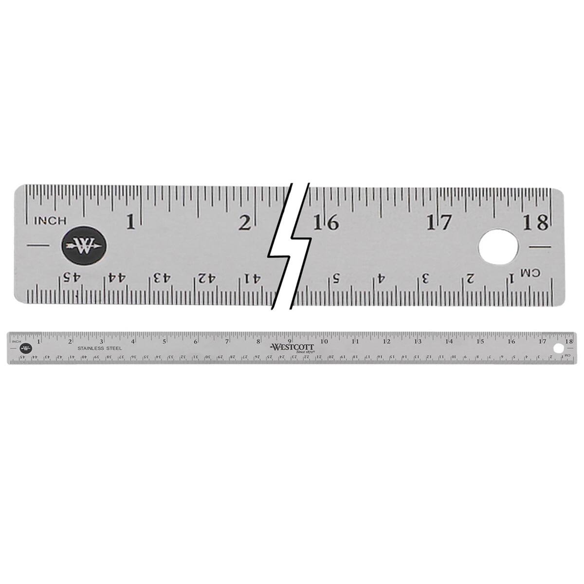 Aluminum Straight-Edge Ruler Metal SAE Flexible 1-Piece Measuring Tools 60 in 