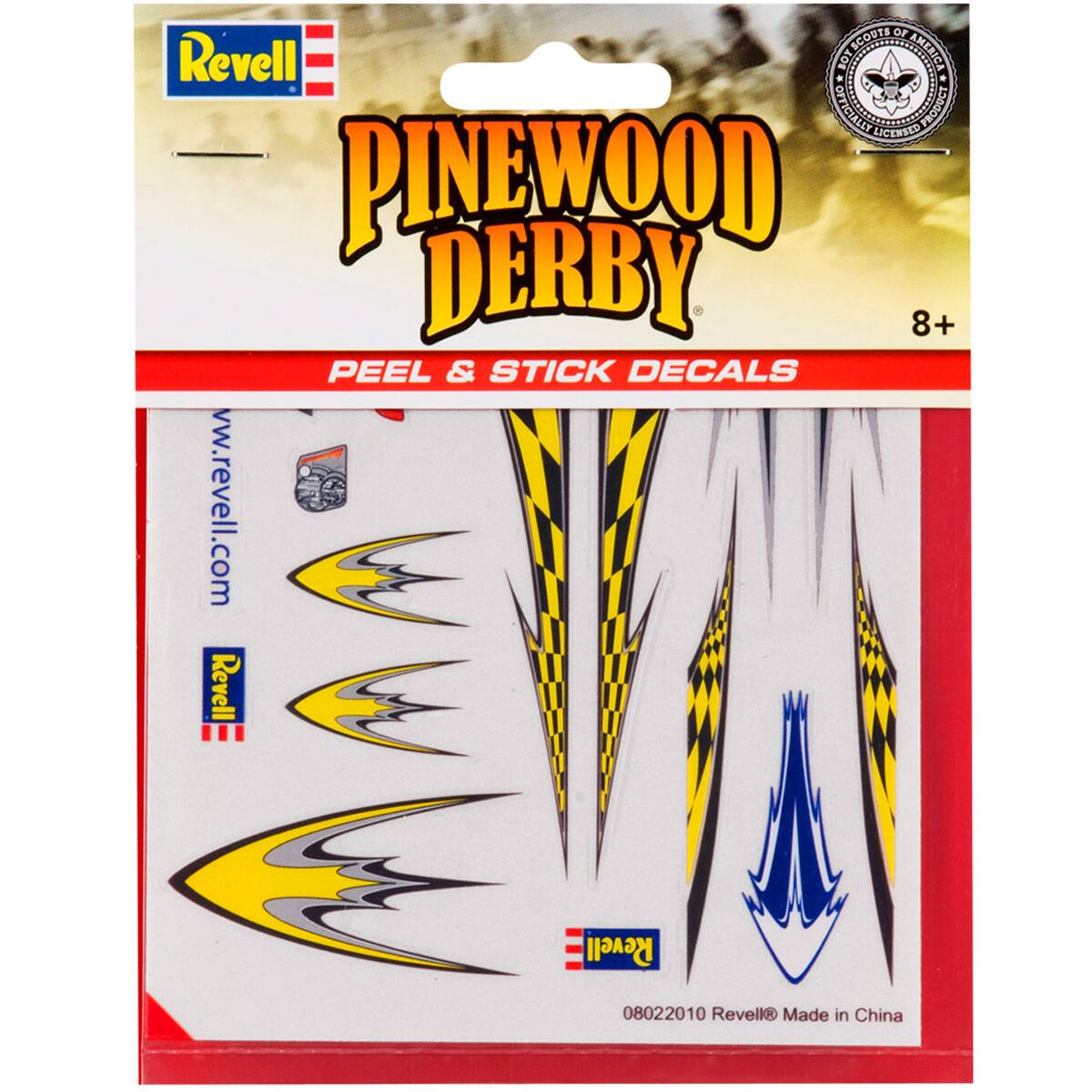 Shop for the Revell® Pinewood Derby® Assorted Peel & Stick Decals at