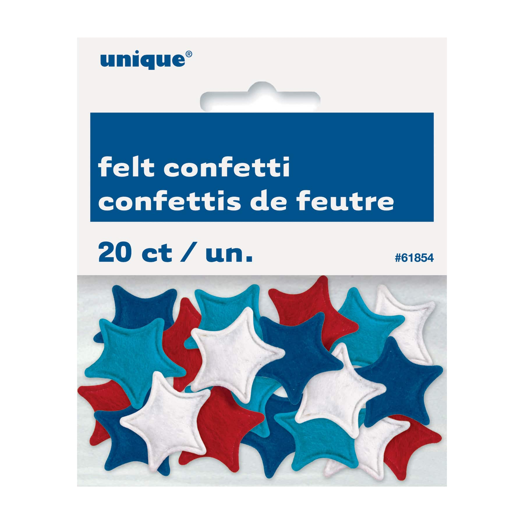 Patriotic Star Felt Confetti Patriotic Party Decorations