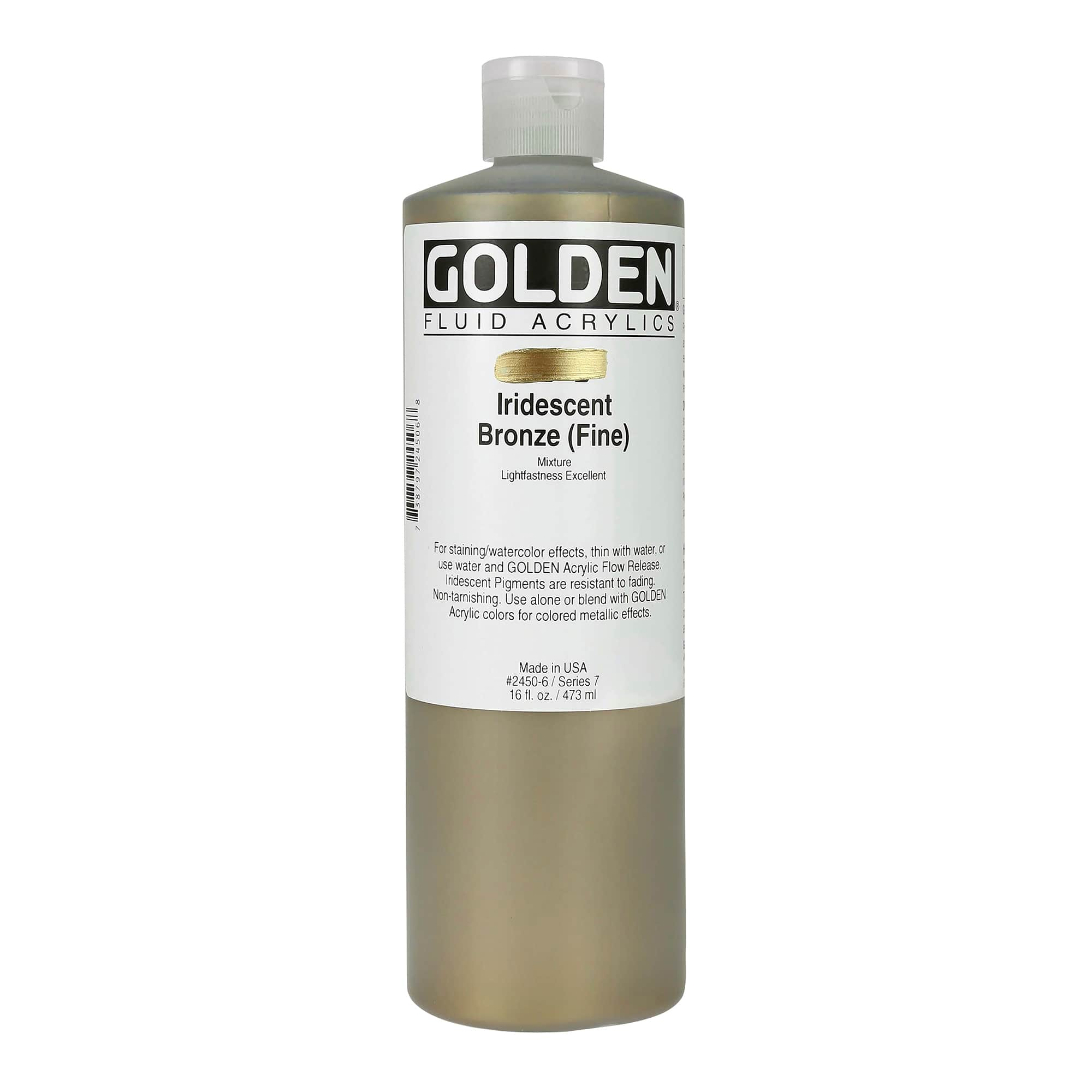 Golden® Iridescent Fluid Acrylics, 16oz. | Open Stock Acrylic Paint ...