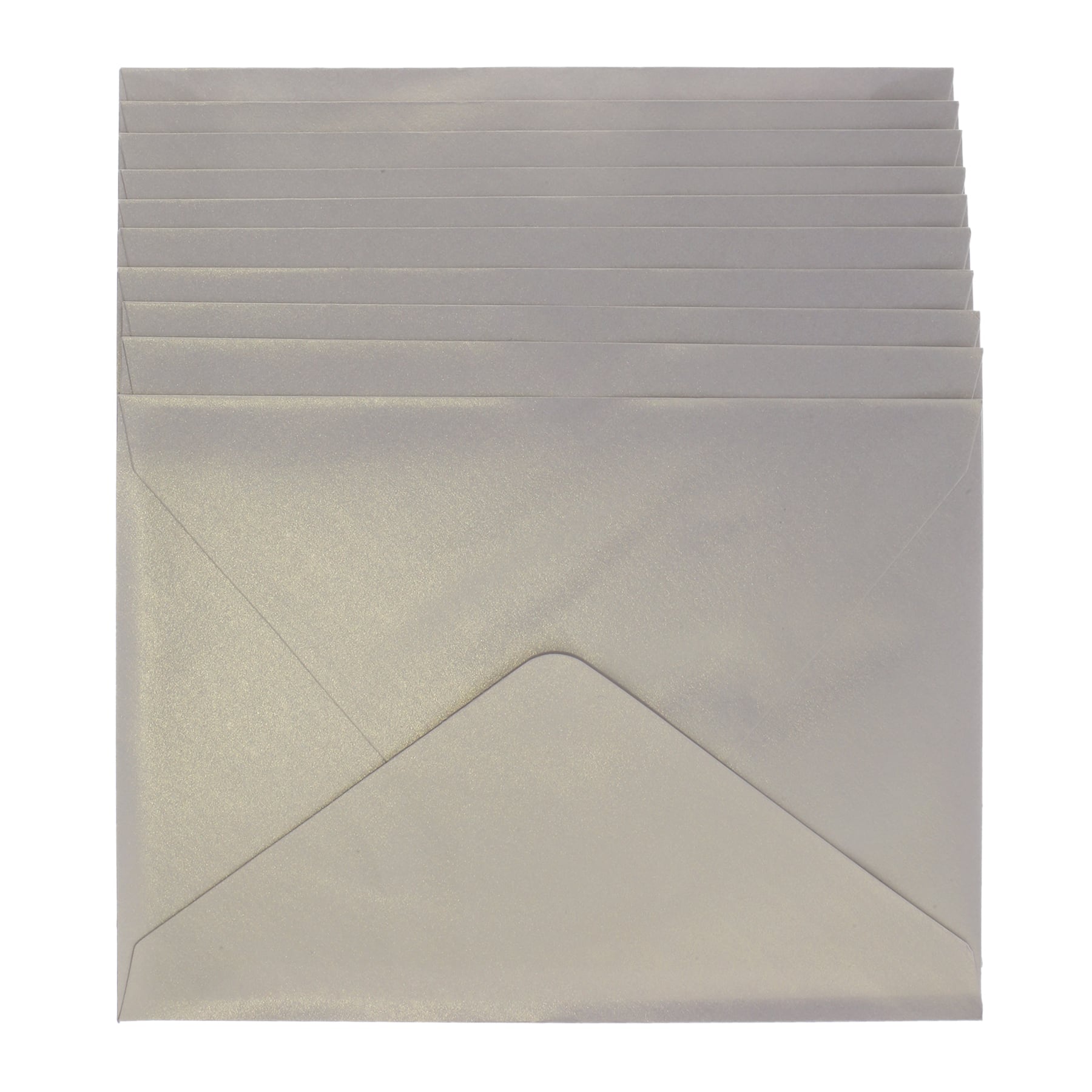White Shimmer A7 Card Envelope Sets By Recollections
