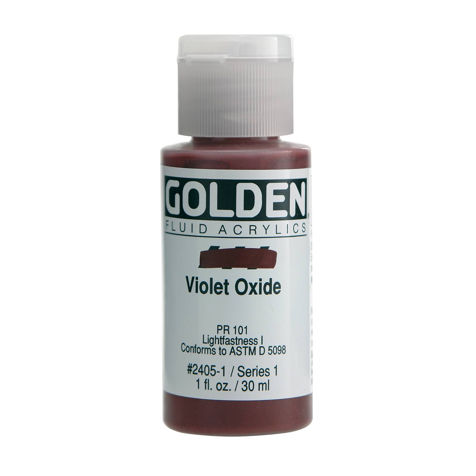 Golden Fluid Acrylics, 1 oz Paint in Violet Oxide