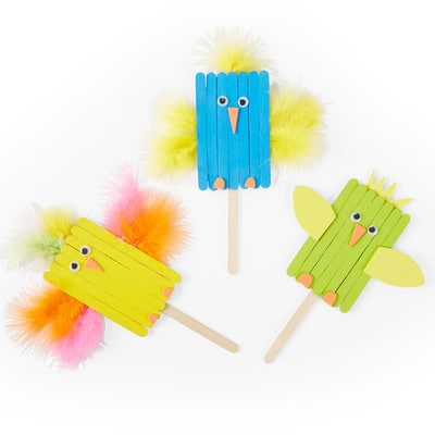 Kids Club® Craft Stick Birds | Projects | Michaels