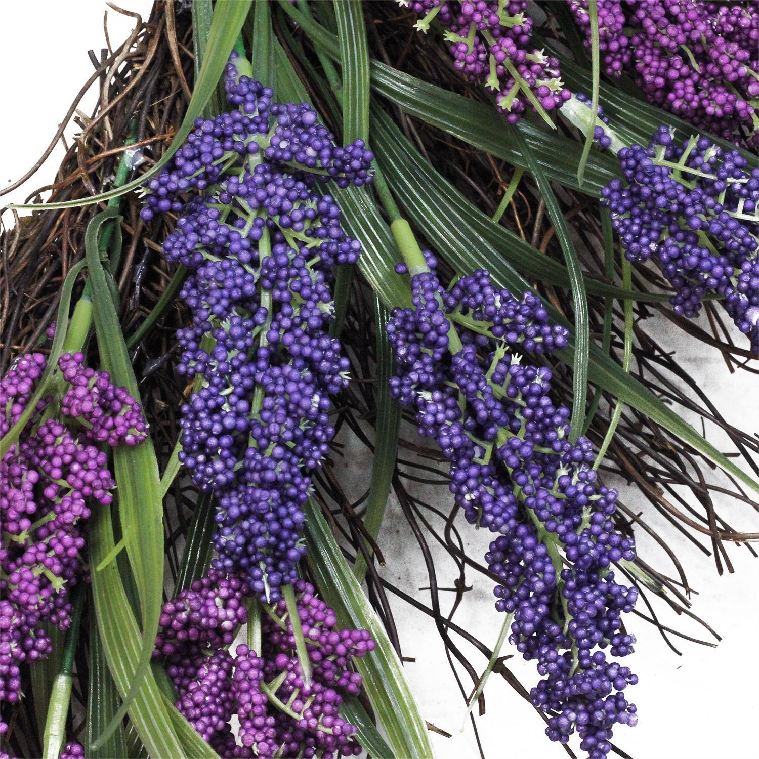 22" Heather Spring Floral Wreath