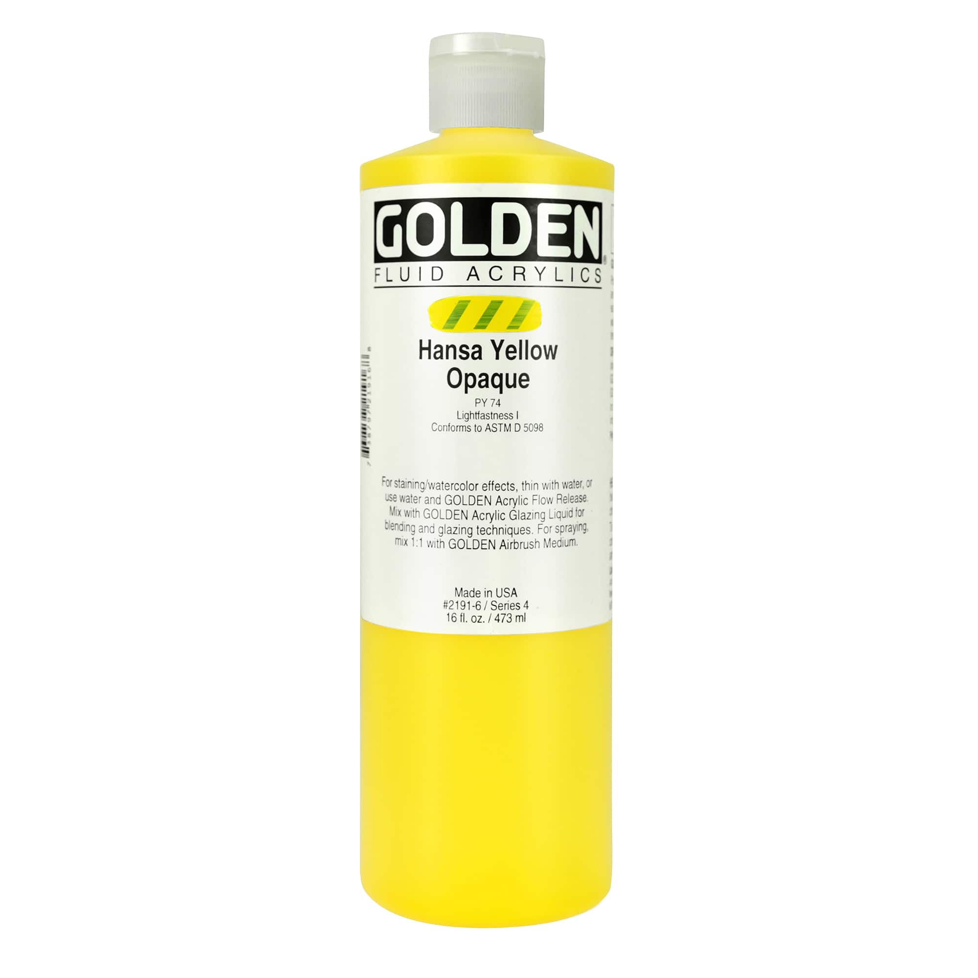 Golden Fluid Acrylic Paint 16 oz.