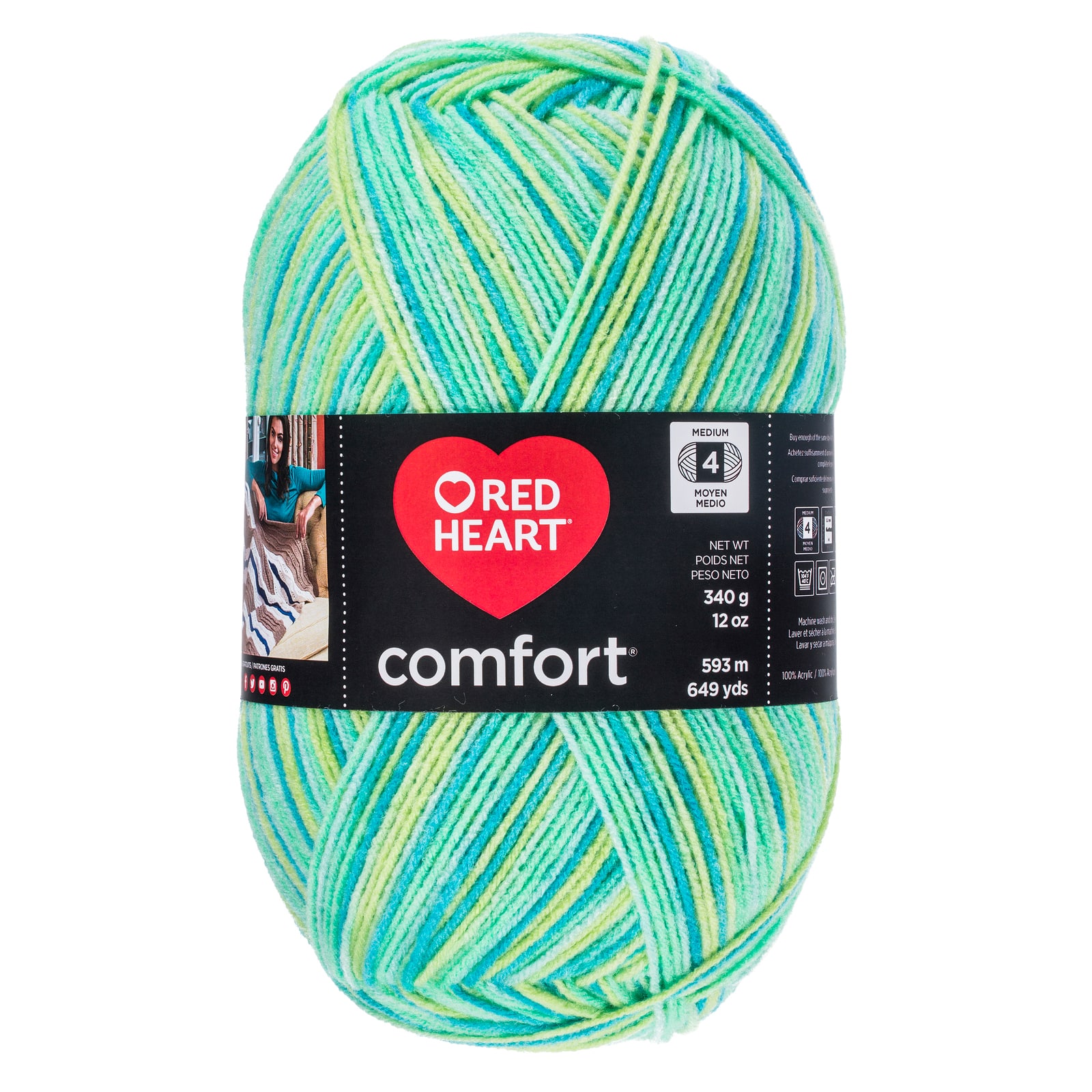 Buy the Red Heart® Comfort Yarn, Multicolor at Michaels