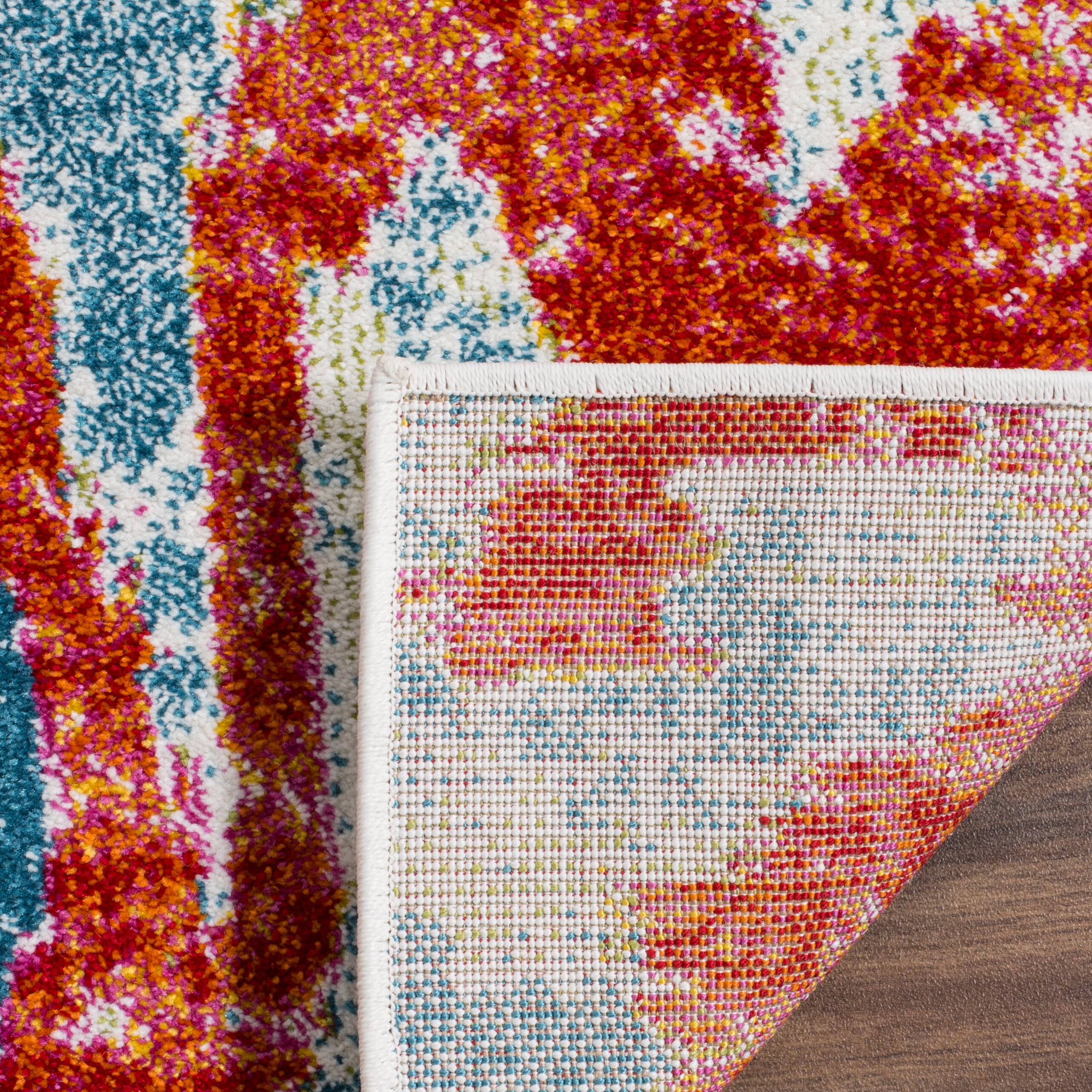 Water Color Modern 4&#x27; X 6&#x27; Area Rug