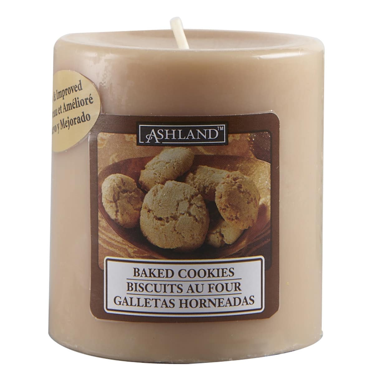 Ashland&#xAE; Pillar Candle, Baked Cookies