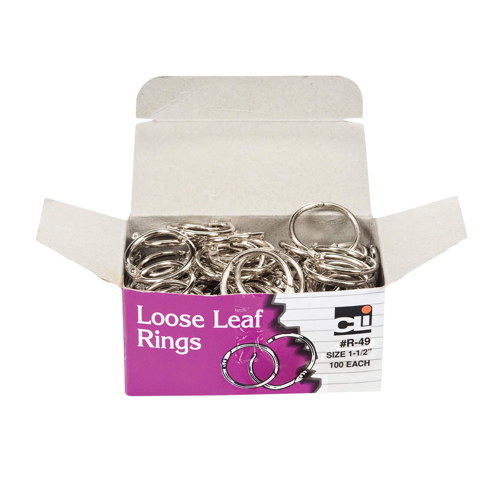 Charles Leonard 1.5" Loose Leaf Book Rings