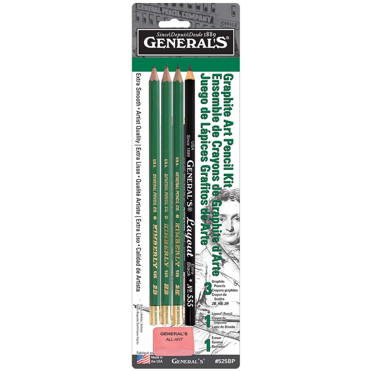 General's Drawing and Sketching Pencil Kit No. 20