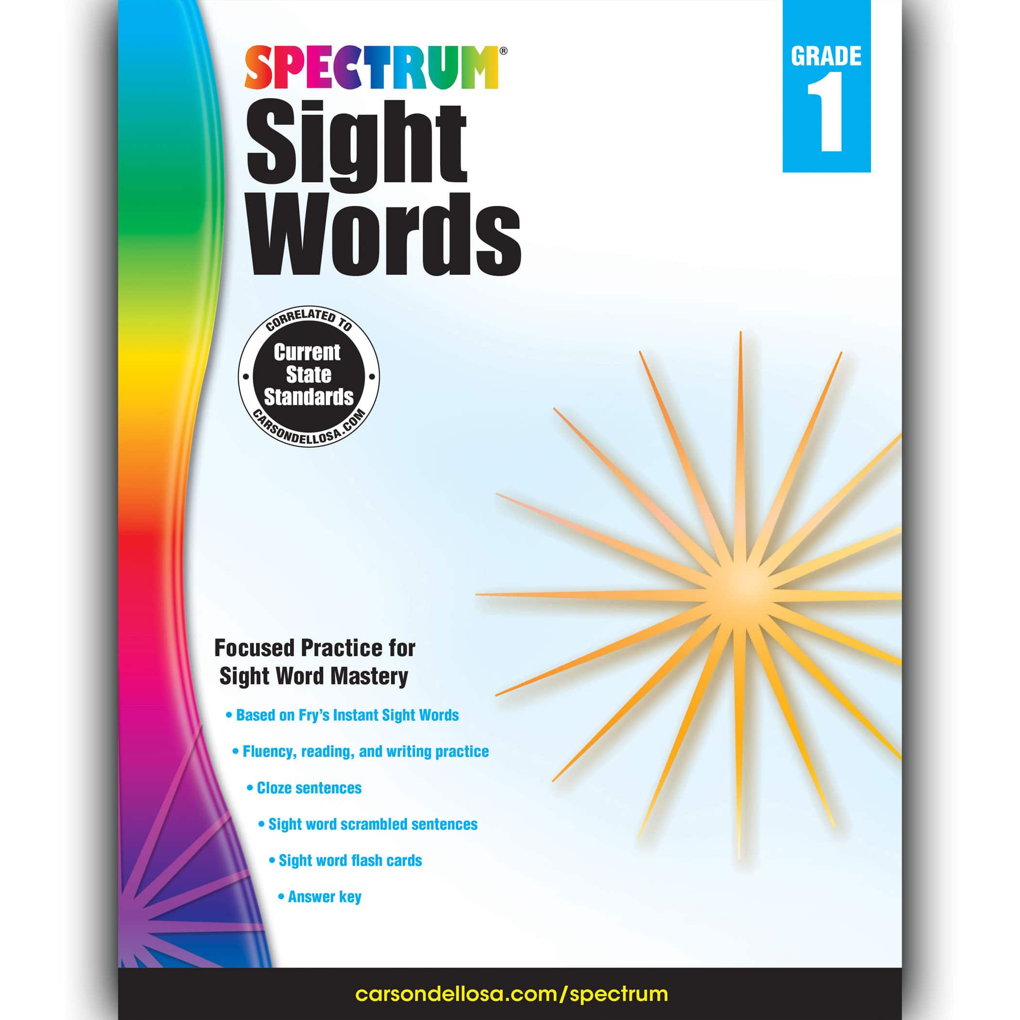 Spectrum&#xAE; Sight Words Workbook, Grade 1