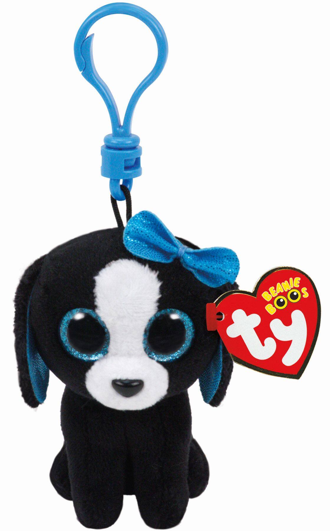 Ty Beanie Boos™ Tracey Black & White Dog Clip | Keychains | Michaels