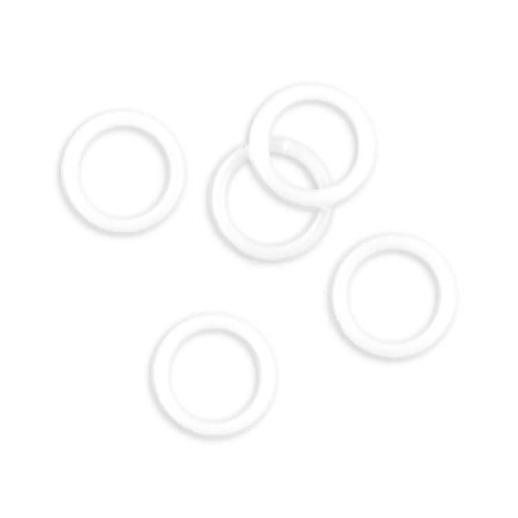 5/8&#x22; White Urea Rings - 50 Pack
