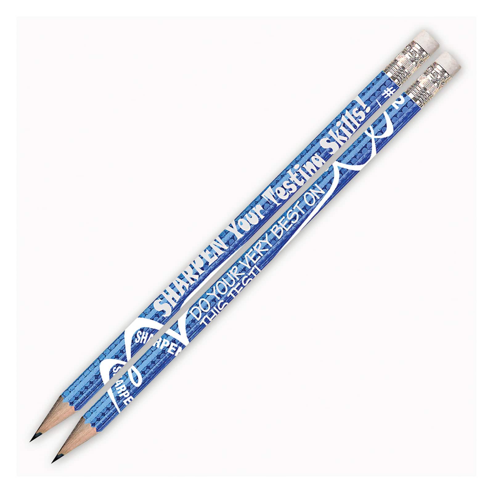 Musgrave Pencil Company Sharpen Your Testing Skills Motivational Pencil, 12ct.