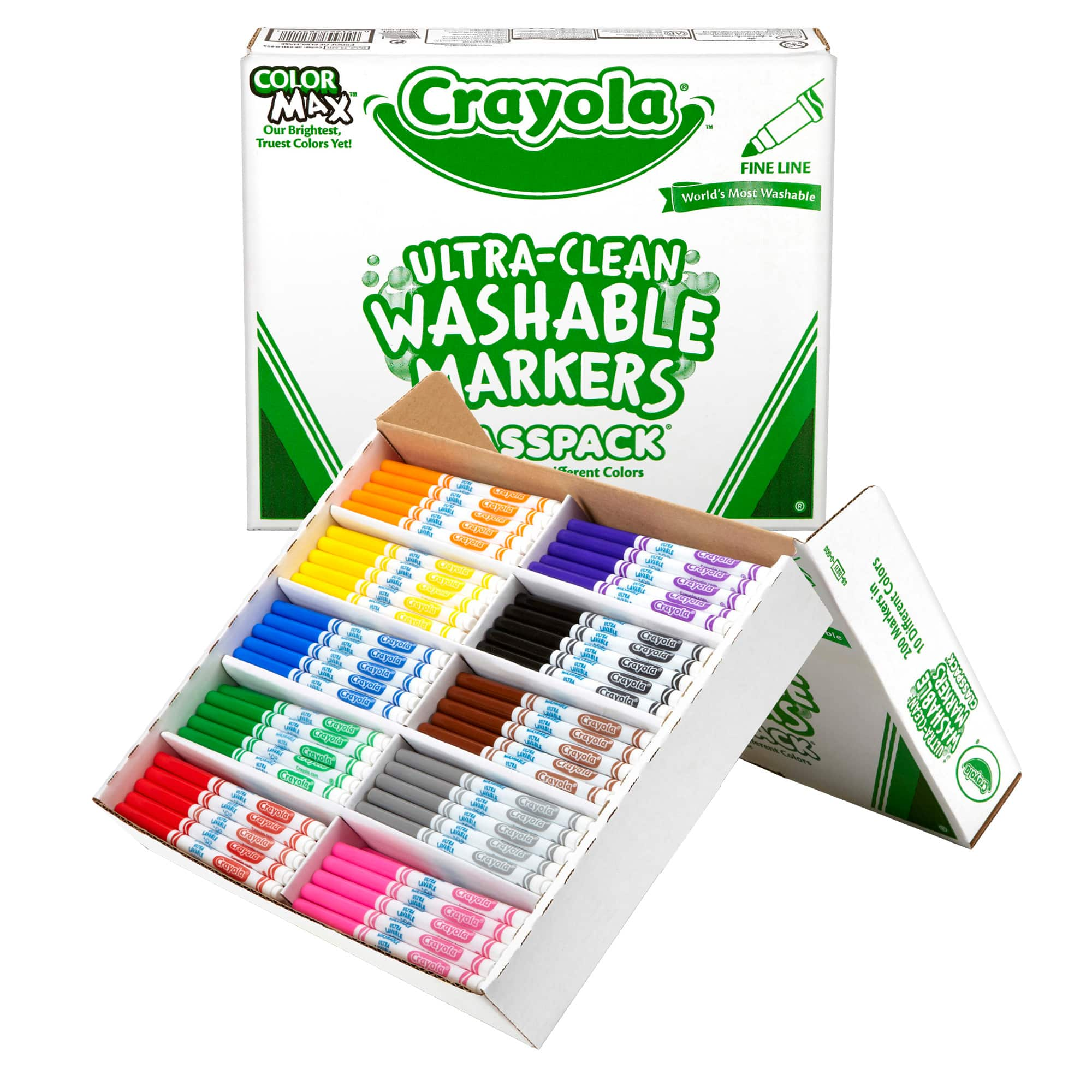 10 ct. Fineline Washable Markers - Precise Markers