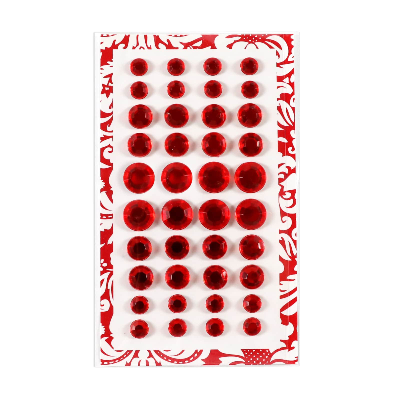 24 Pack: Assorted Acrylic Rhinestone Stickers by Craft Smart™