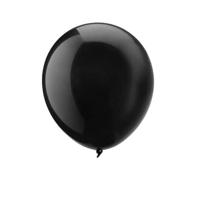 12" Jet Black Balloons by Celebrate It™ image