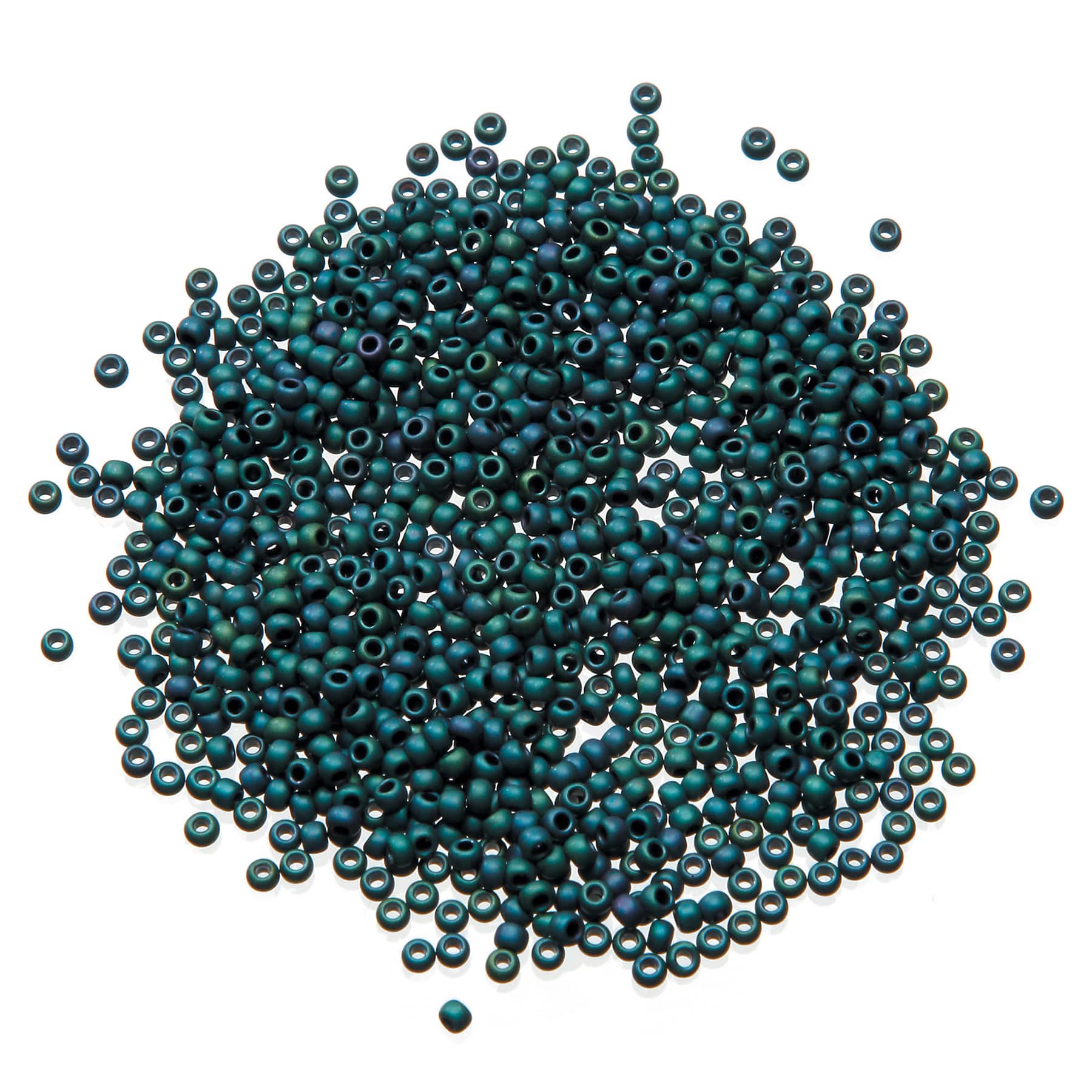 Darice - Glass Seed Beads Size 10/0 - Opaque Black