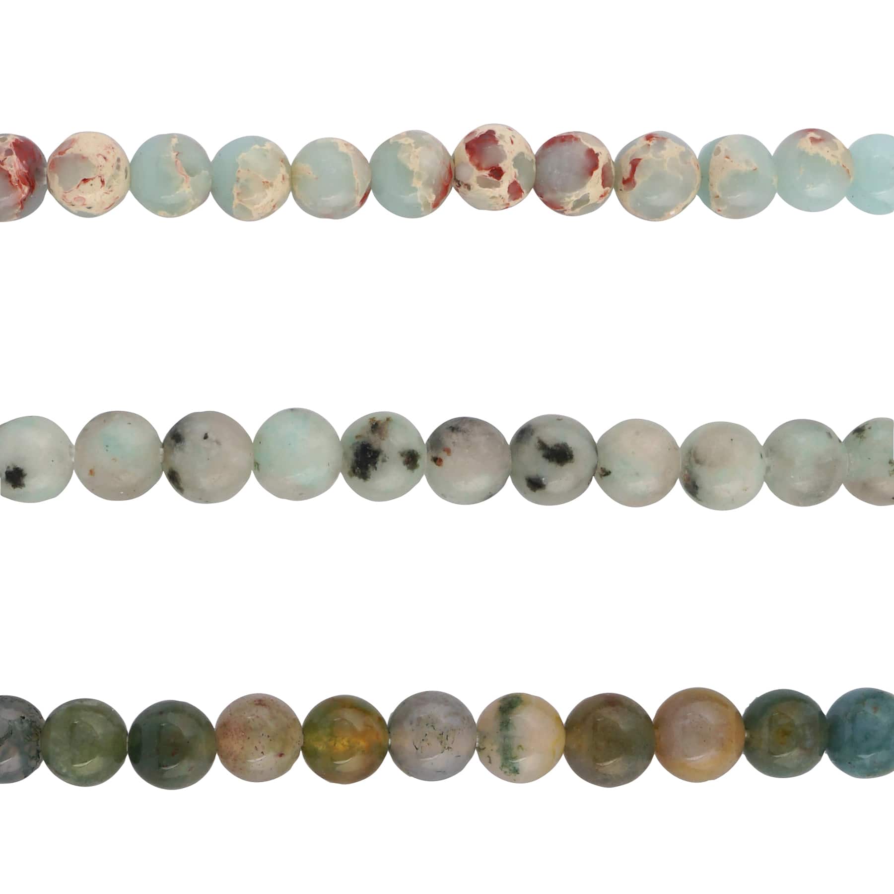Signature Color Shop Fancy Jasper, Kiwi and Serpentine Beaded Bracelets By Bead Landing&#x2122;