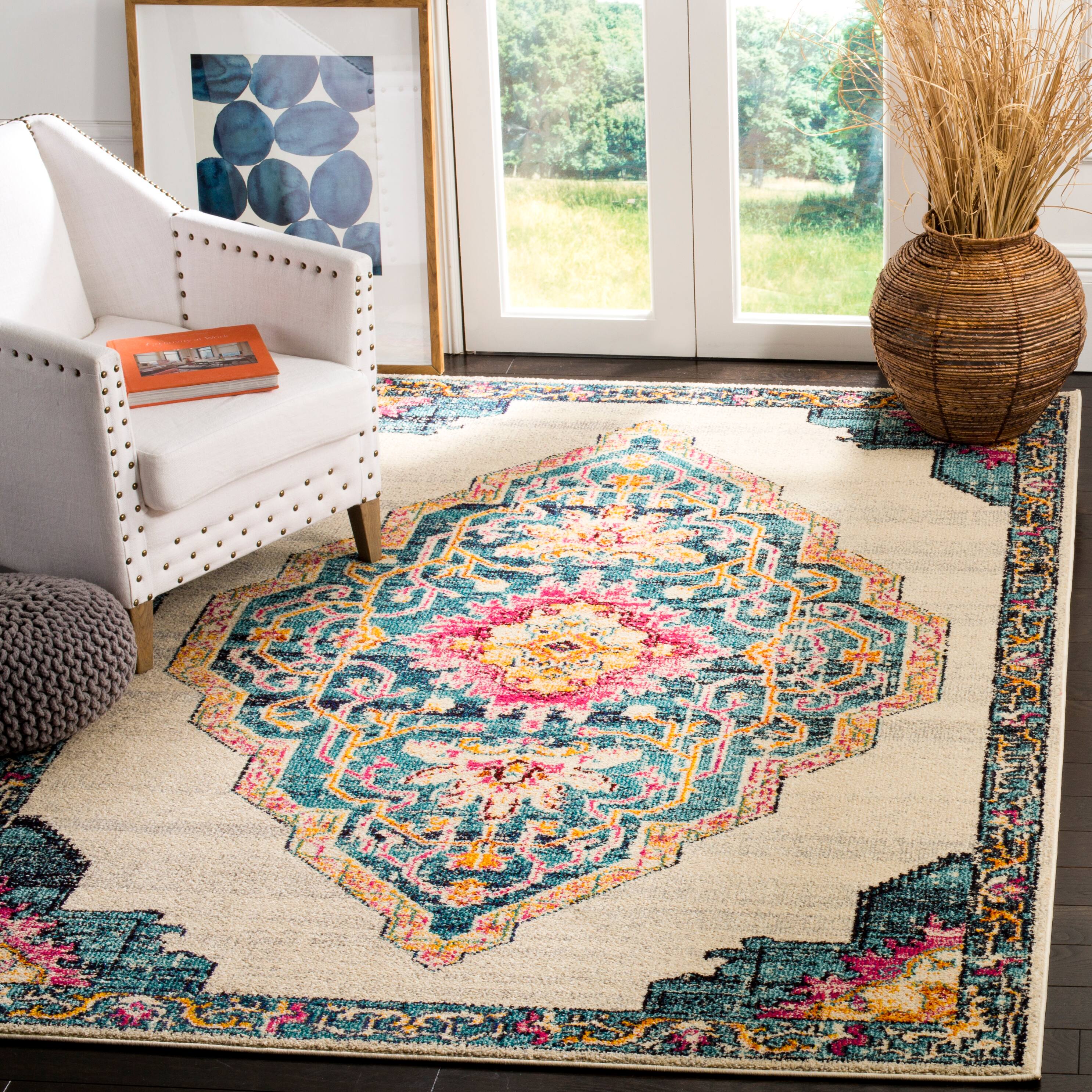 Monaco Classic Medallion 4&#x27; X 5&#x27;-7&#x22; Area Rug