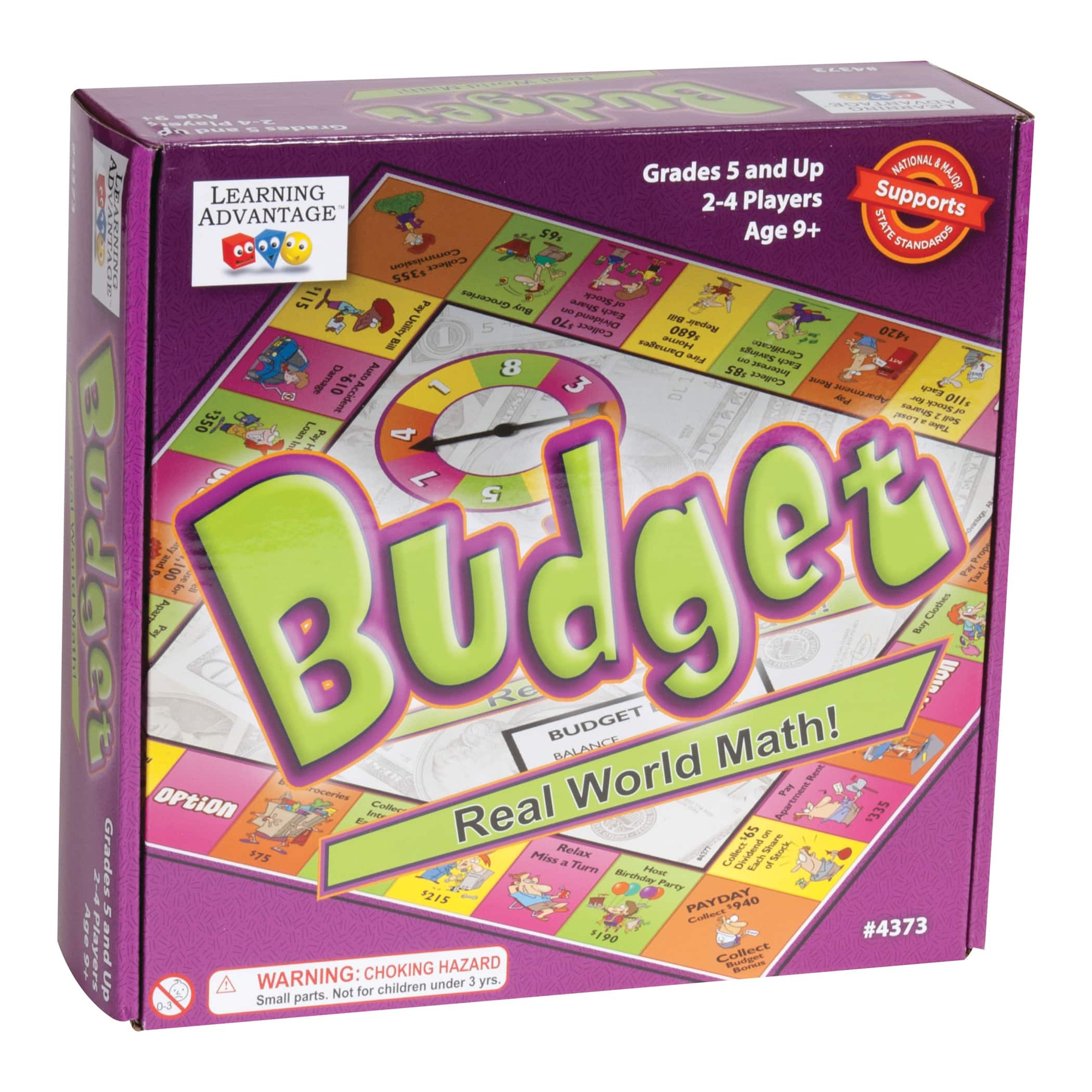 Learning Advantage&#x2122; The Budget Game