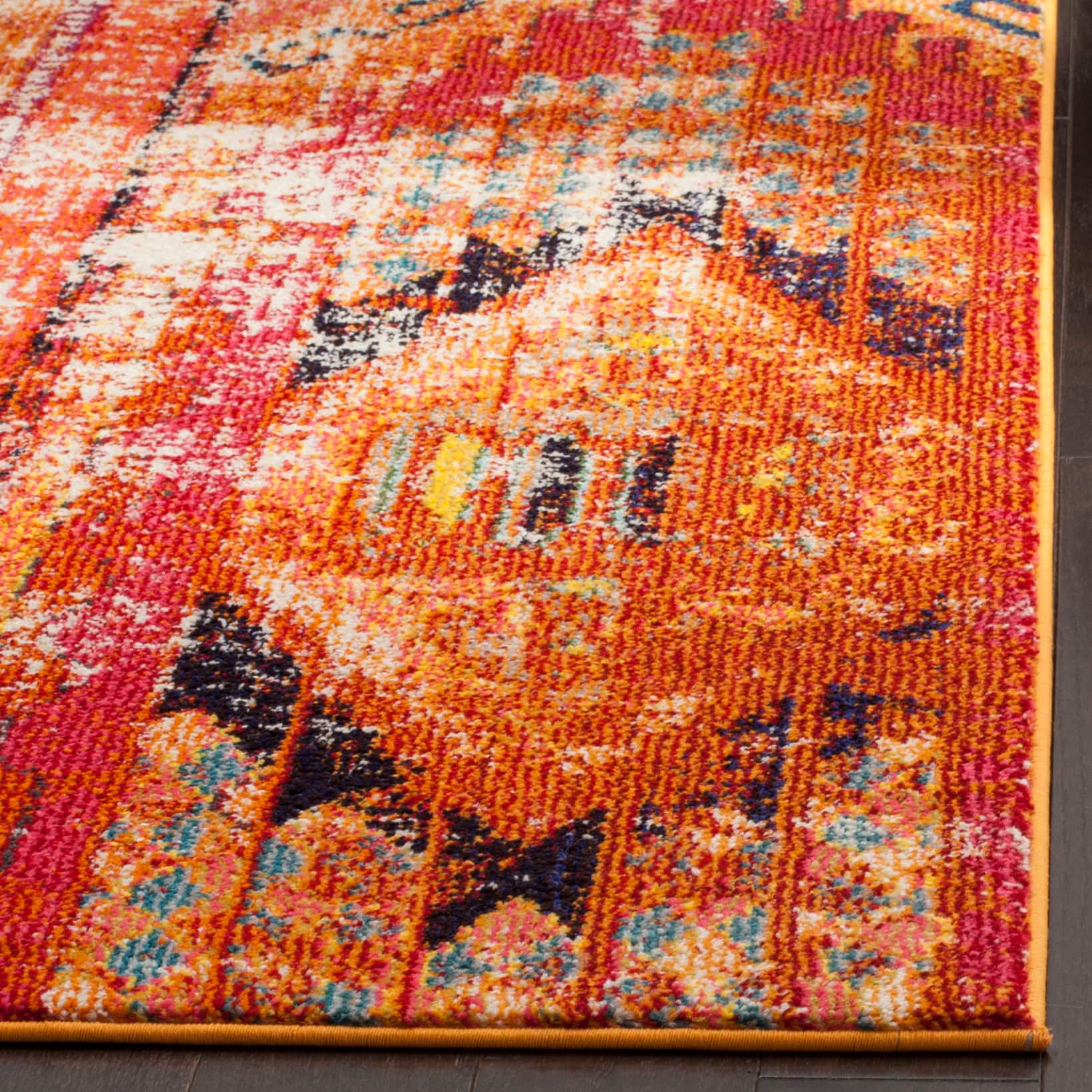Monaco Vintage Diamond 3&#x27; X 5&#x27; Area Rug
