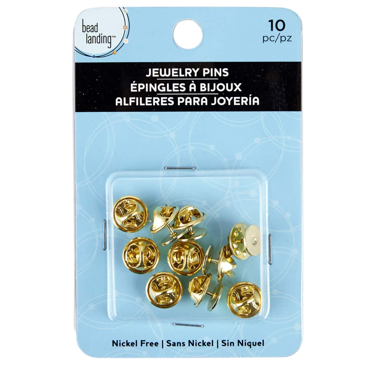 nice quality butterfly clutch pin backings
