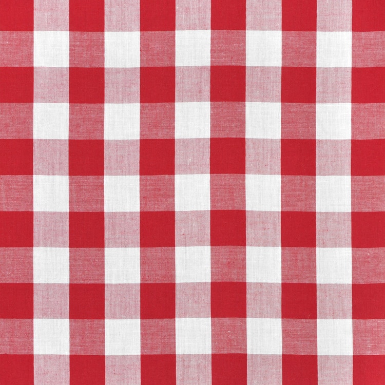 1&#x22; Red Gingham