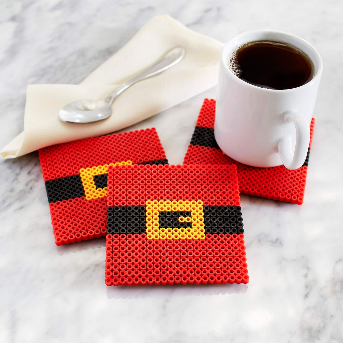 Perlera Santa Belt Coasters