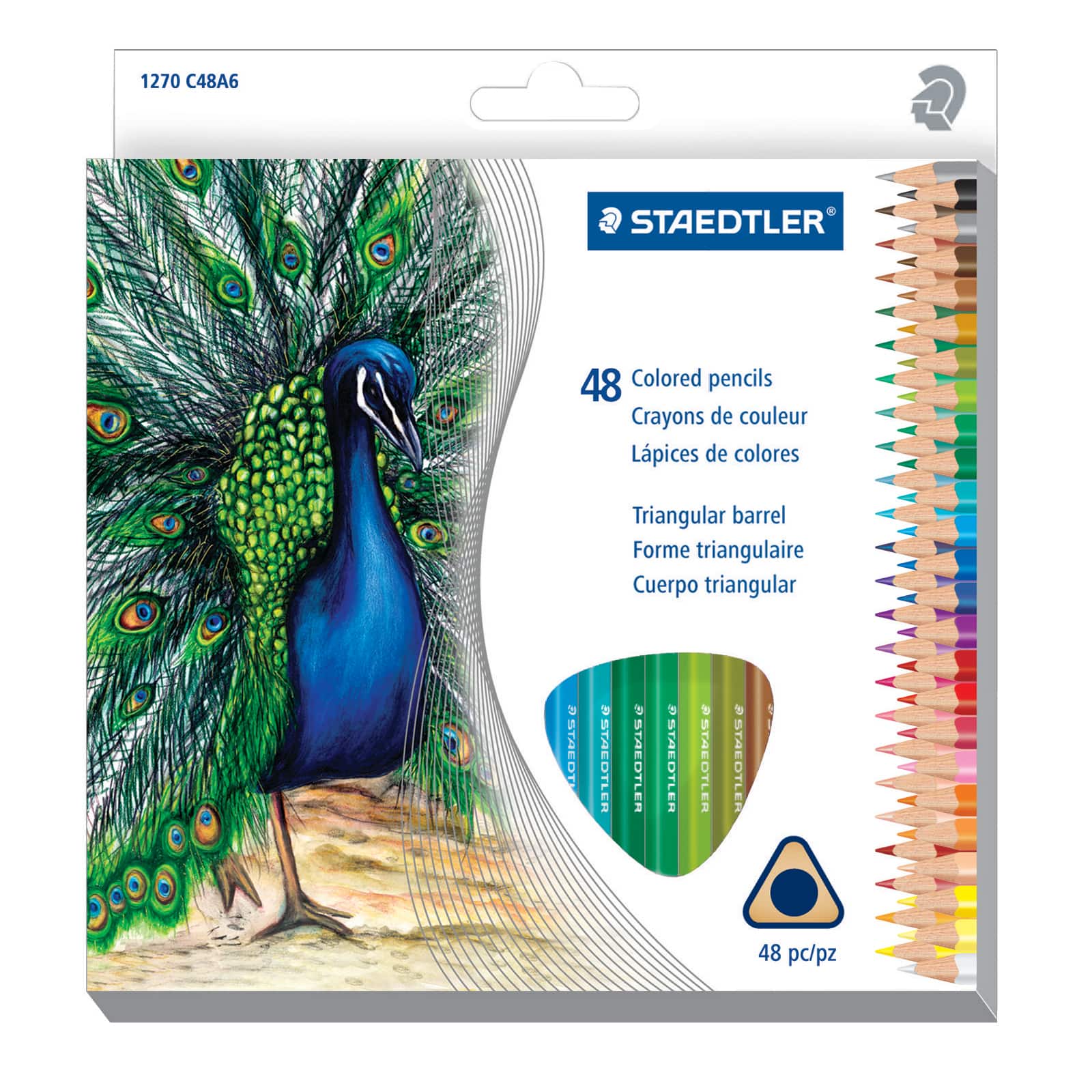 Staedtler Colored Pencils 48 Color Chart
