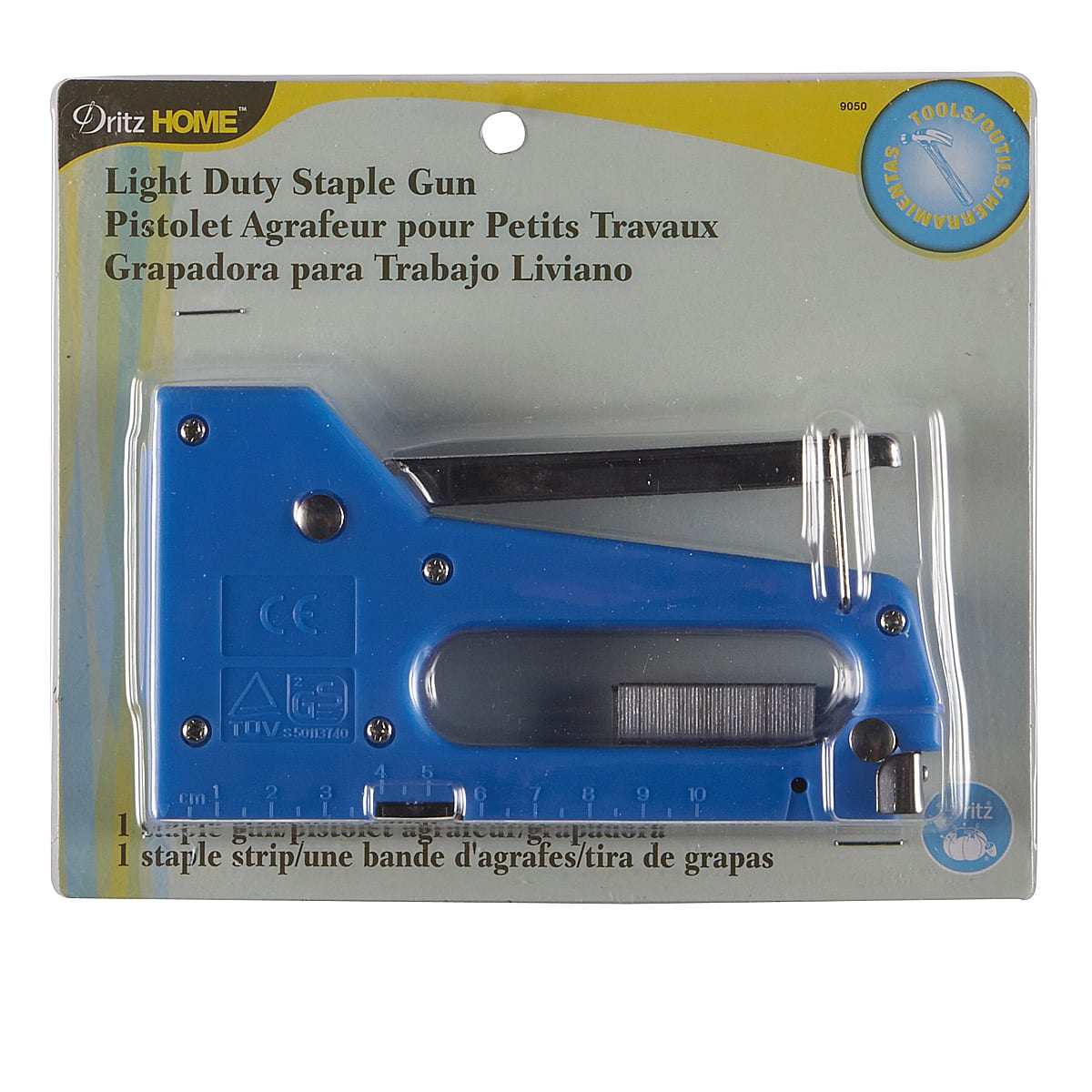 blue staple gun