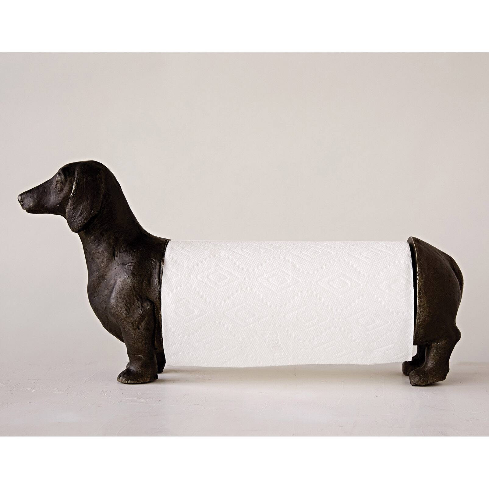 Hello Honey&#xAE; Resin Dog Paper Towel Holder