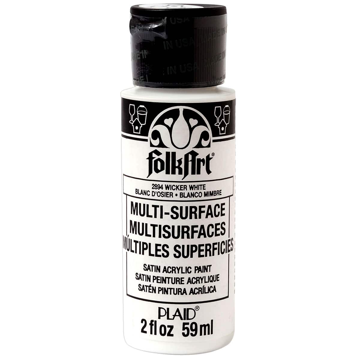 12 Pack: FolkArt® Multi-Surface Satin Acrylic Paint, 2oz.
