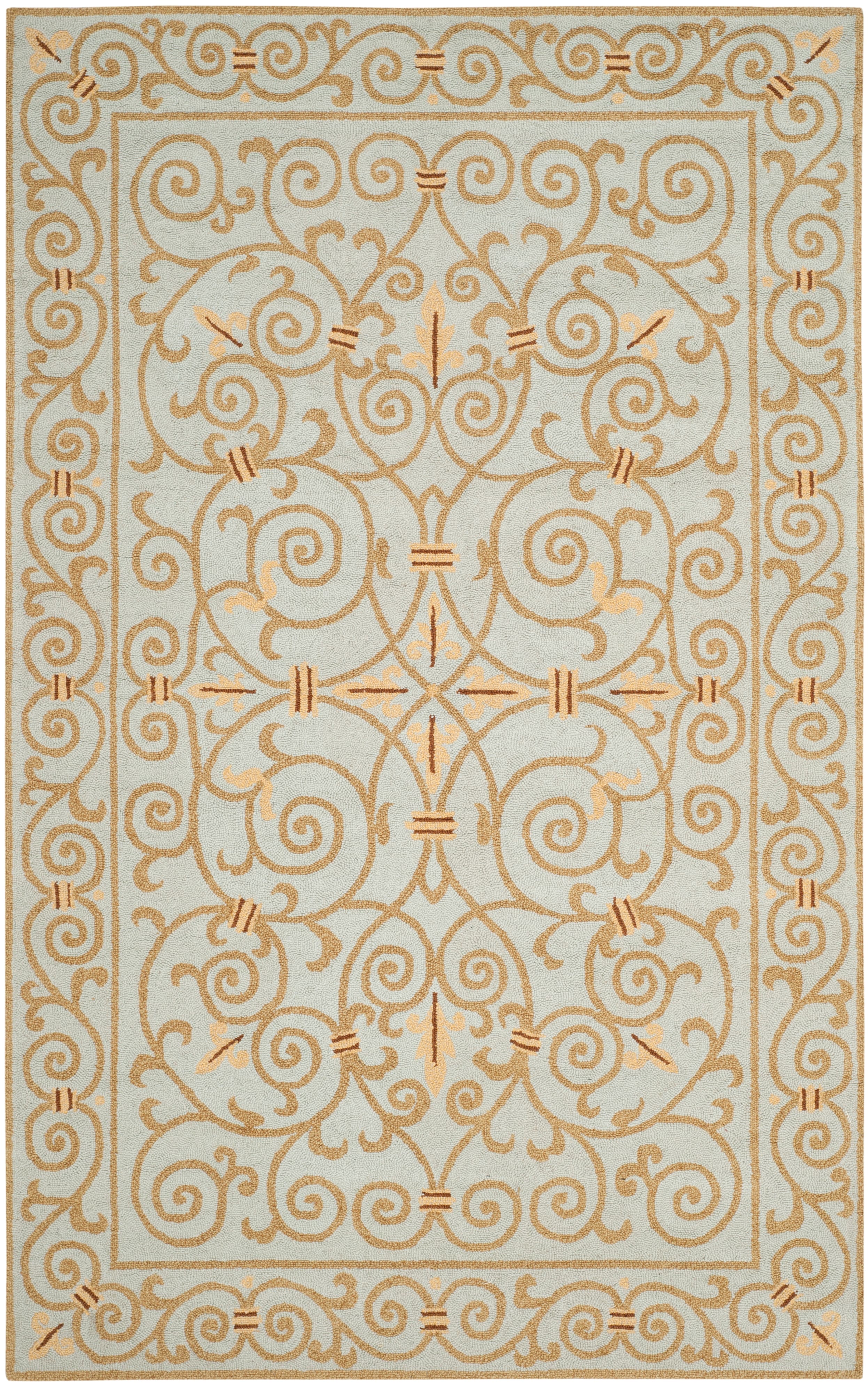 Chelsea Scrollwork 3&#x27;-9&#x22; X 5&#x27;-9&#x22; Area Rug